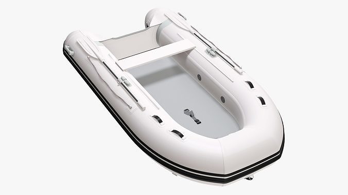 Boat inflatable 02 3D model