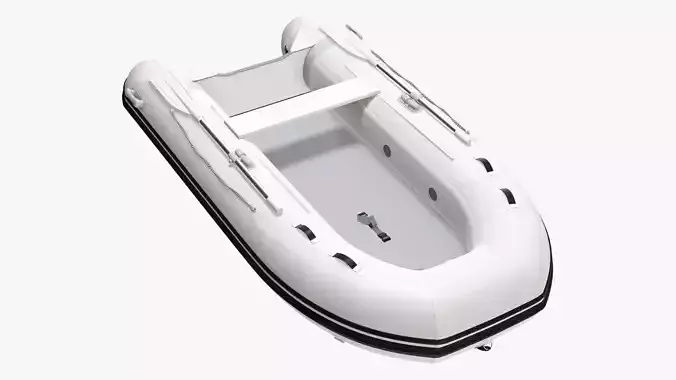 Boat inflatable 02 3D model