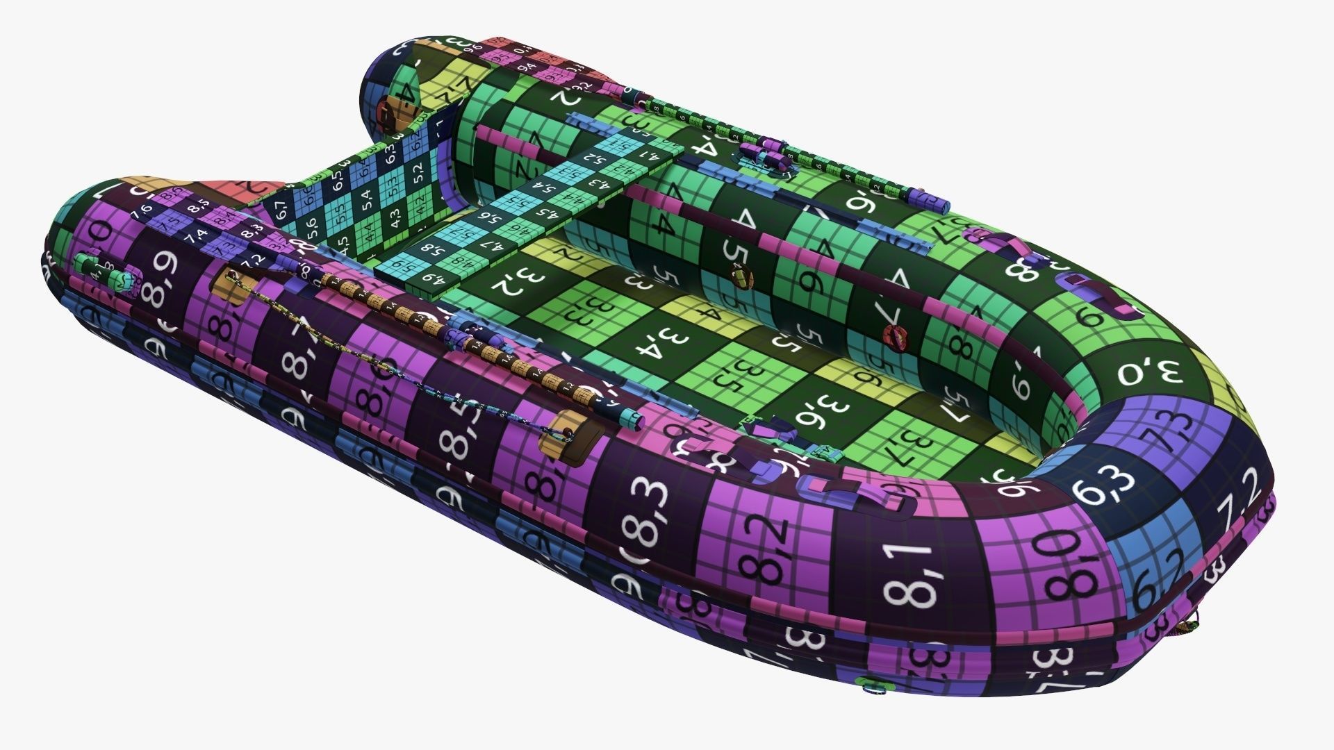 Boat inflatable 02 3D model_22