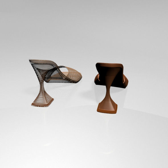 Square-Toe Spool-Heel Sandals 02 3D model_7