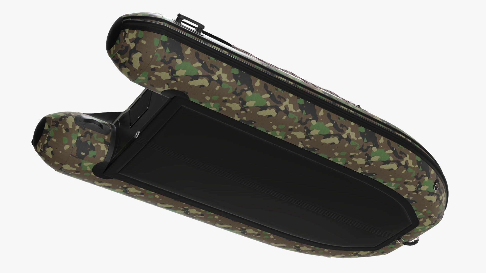 Boat inflatable 02 camouflage 3D model_4
