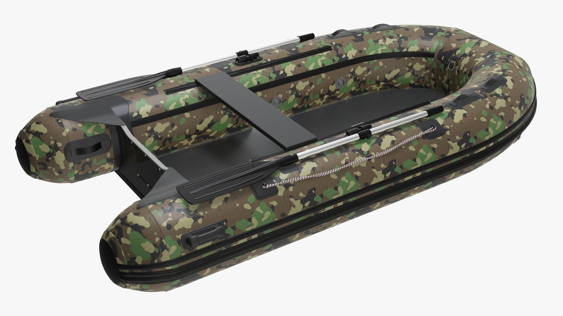 Boat inflatable 02 camouflage 3D model_3