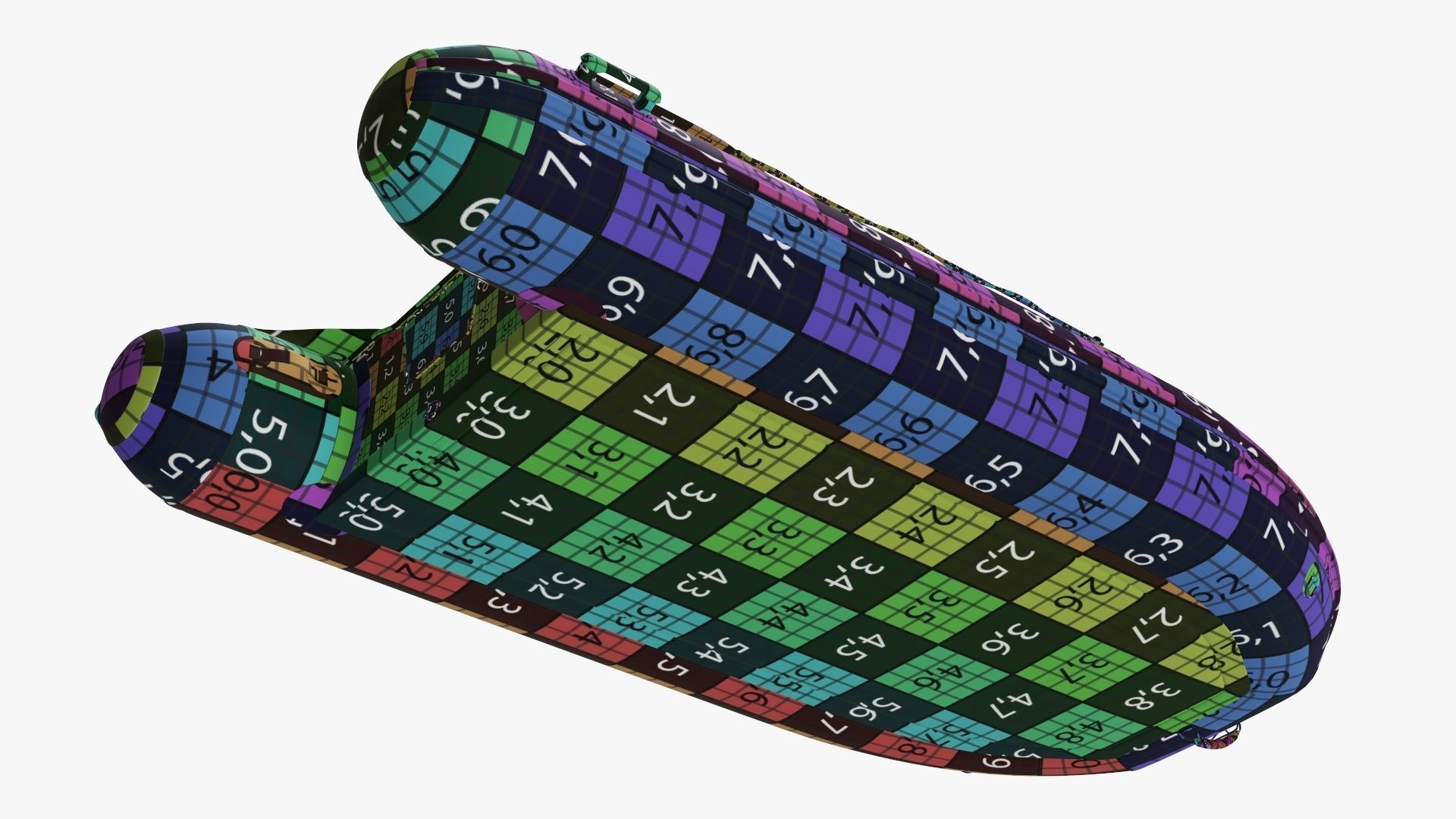 Boat inflatable 02 camouflage 3D model_21