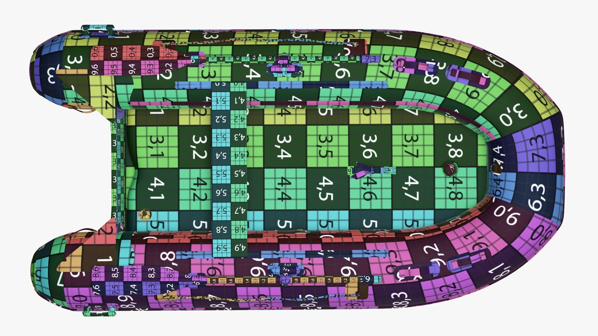 Boat inflatable 02 camouflage 3D model_22