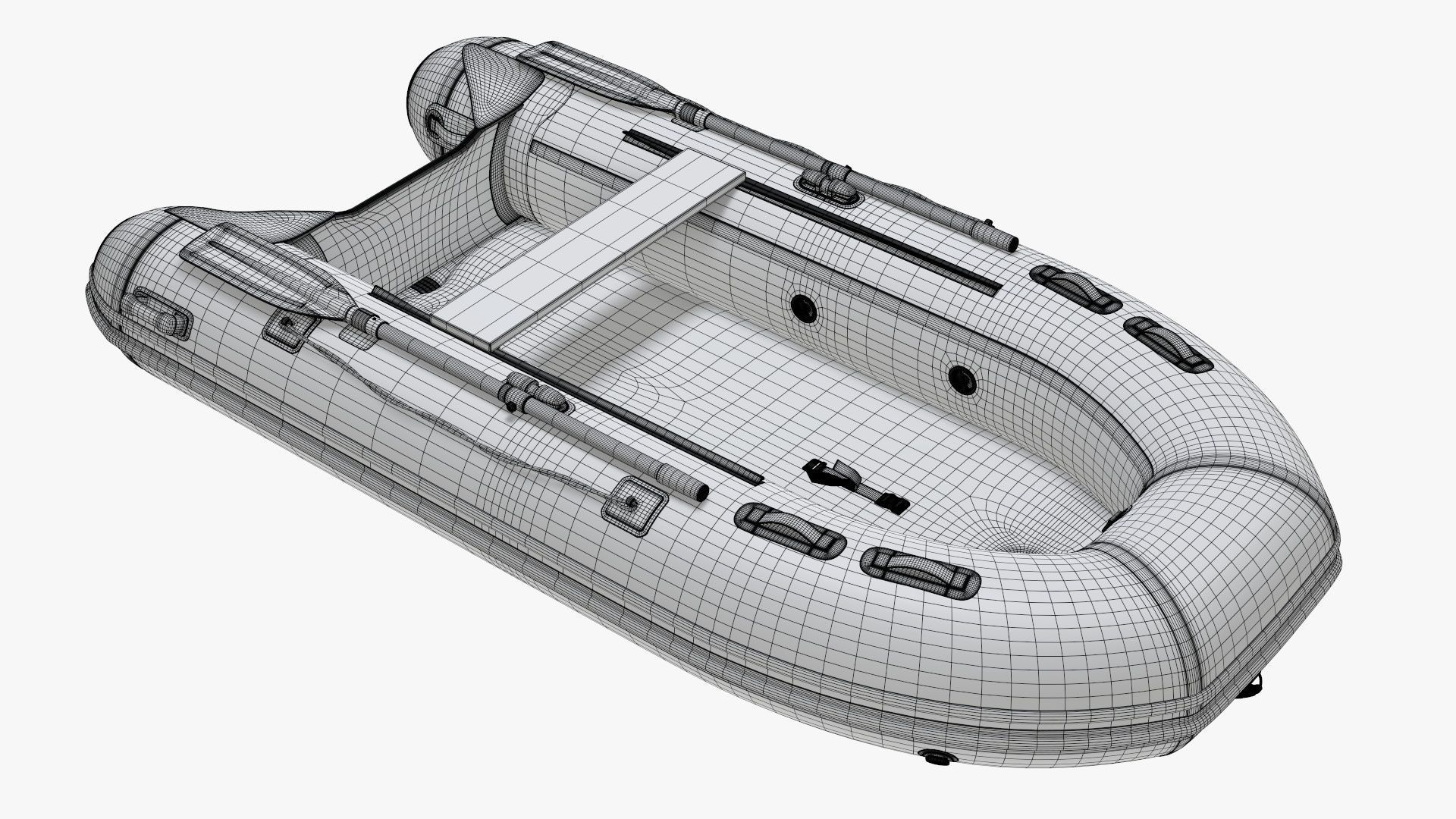 Boat inflatable 02 camouflage 3D model_14
