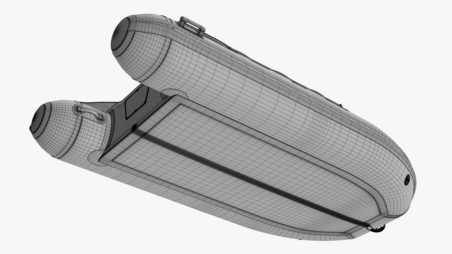 Boat inflatable 02 camouflage 3D model_16