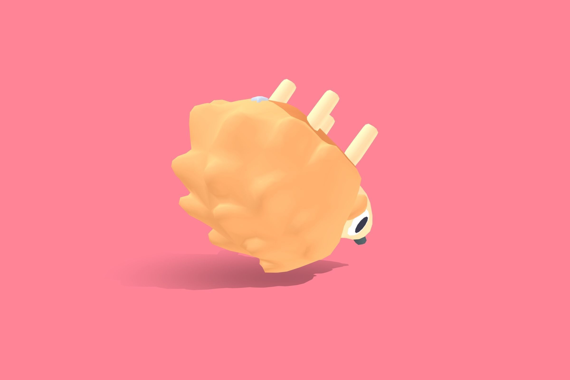 Hedgehog - Quirky Series 3D model_6