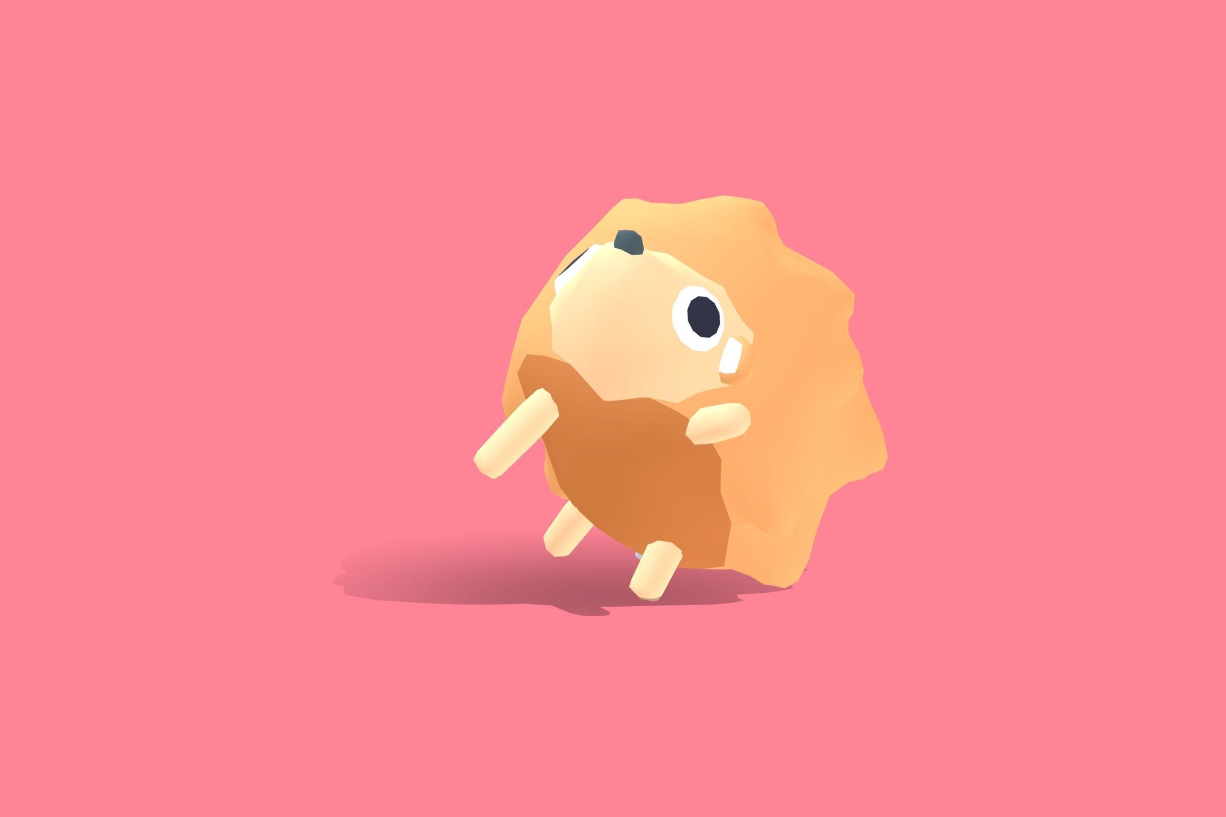 Hedgehog - Quirky Series 3D model_8