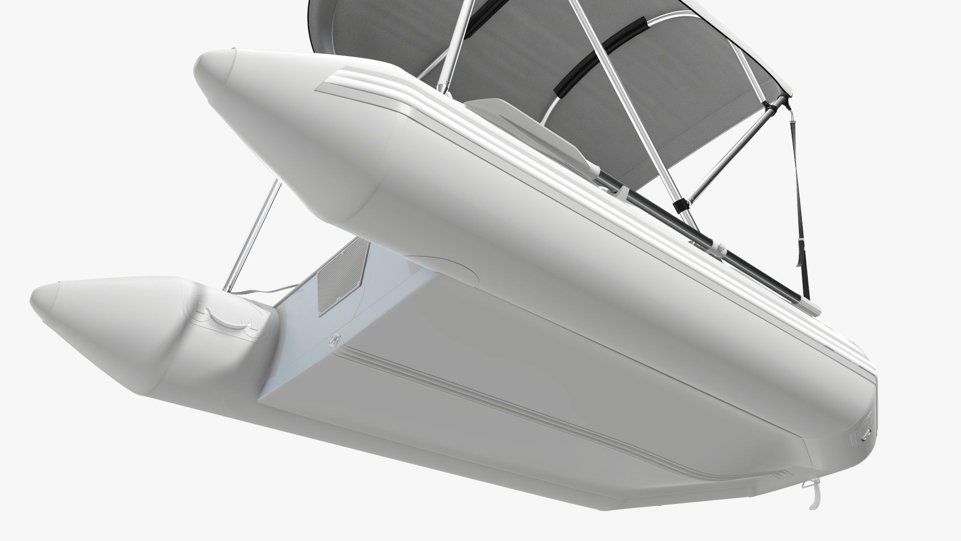 Boat inflatable 03 sunshade 3D model_5