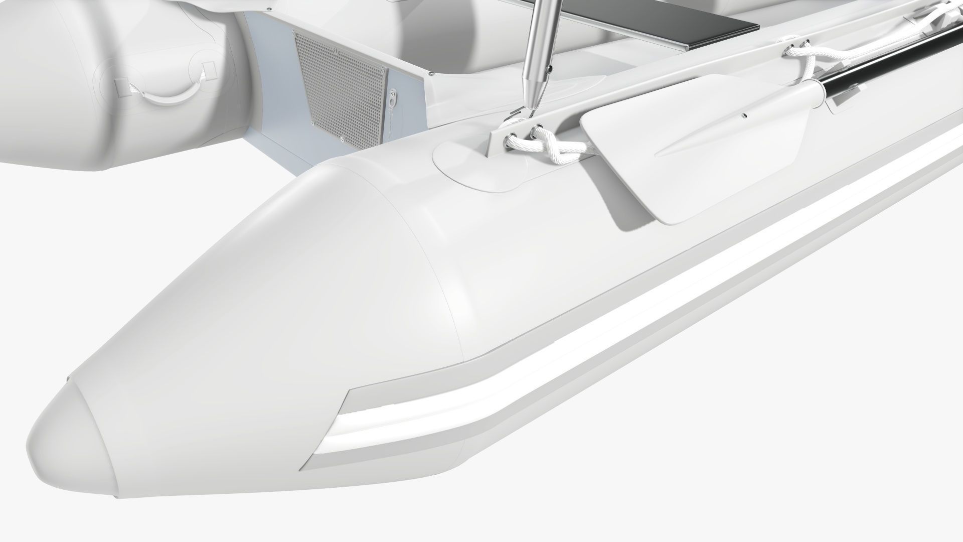 Boat inflatable 03 sunshade 3D model_7