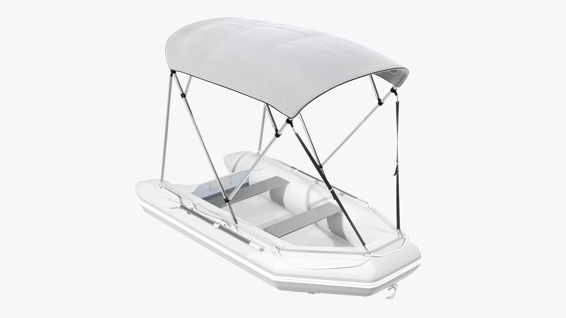Boat inflatable 03 sunshade 3D model_0