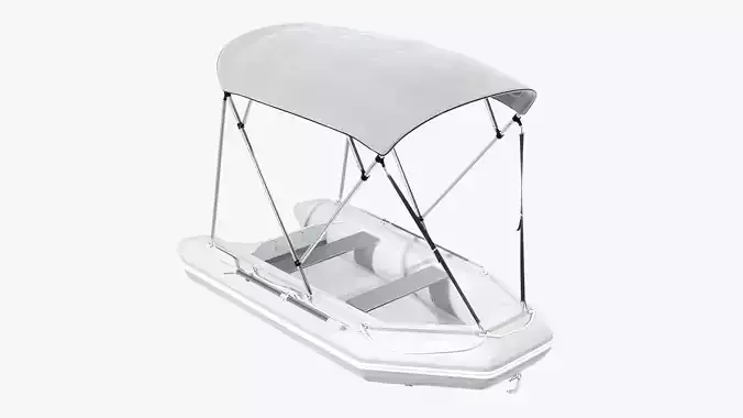 Boat inflatable 03 sunshade