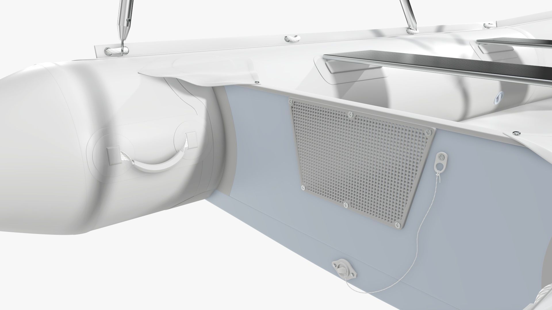 Boat inflatable 03 sunshade 3D model_6