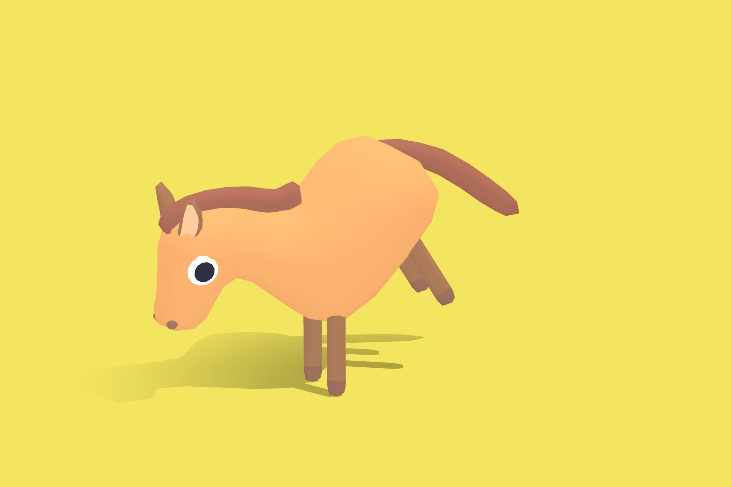 Horse - Quirky Series Low-poly 3D model_5