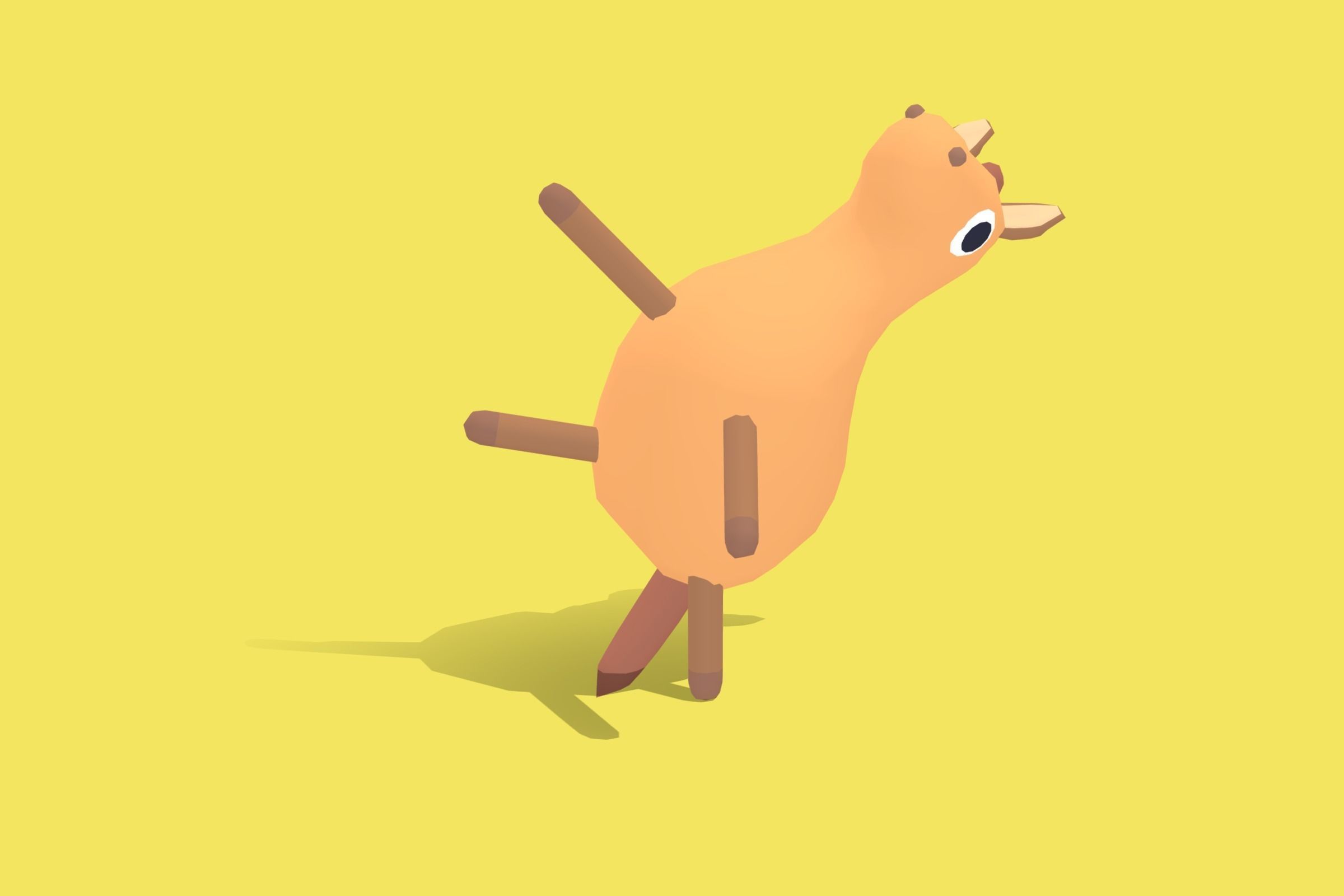 Horse - Quirky Series Low-poly 3D model_8