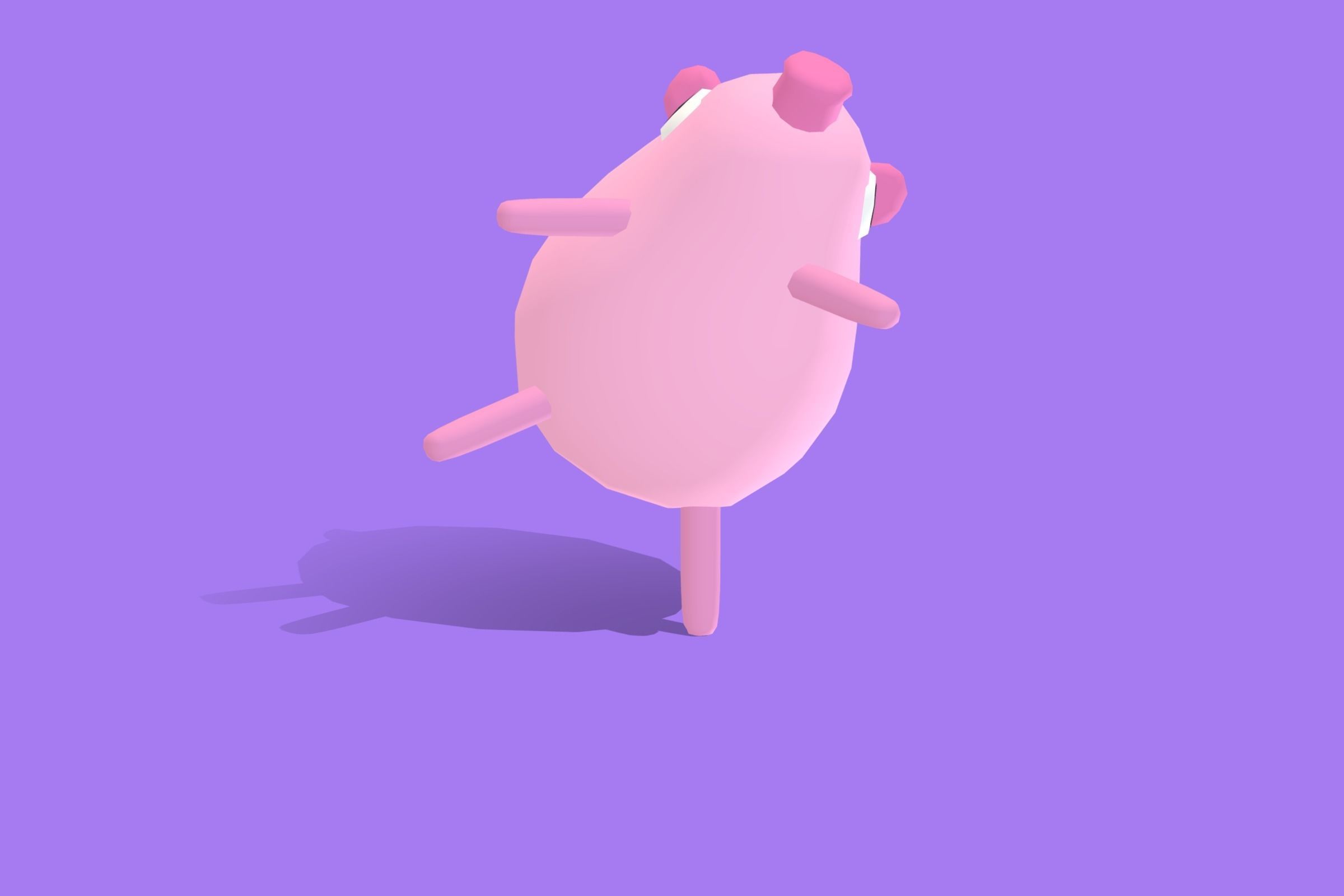 Pig - Quirky Series 3D model_8