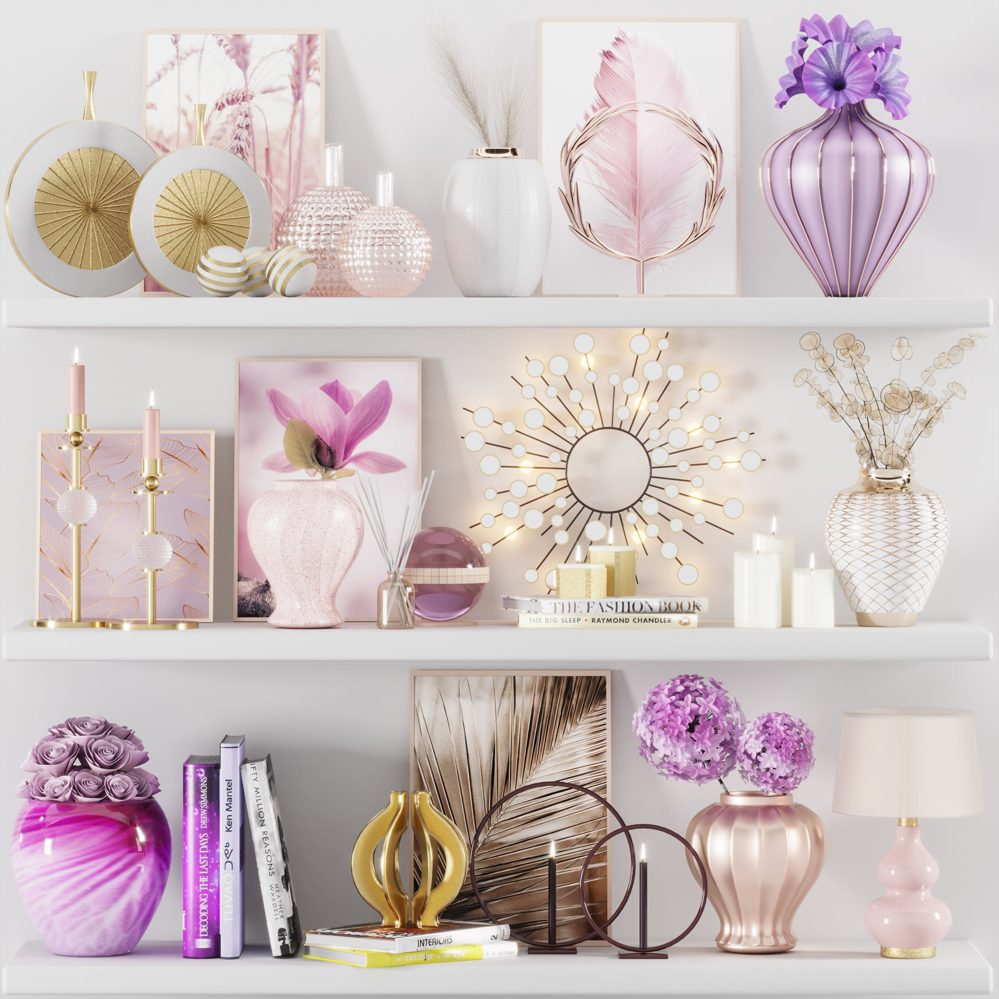 decorative set04 3D model_7