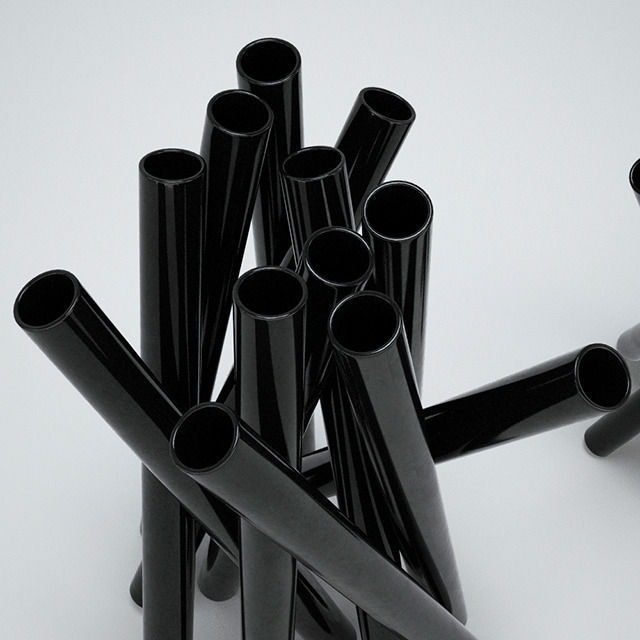 BUNCH B and B Italia Low-poly 3D model_4