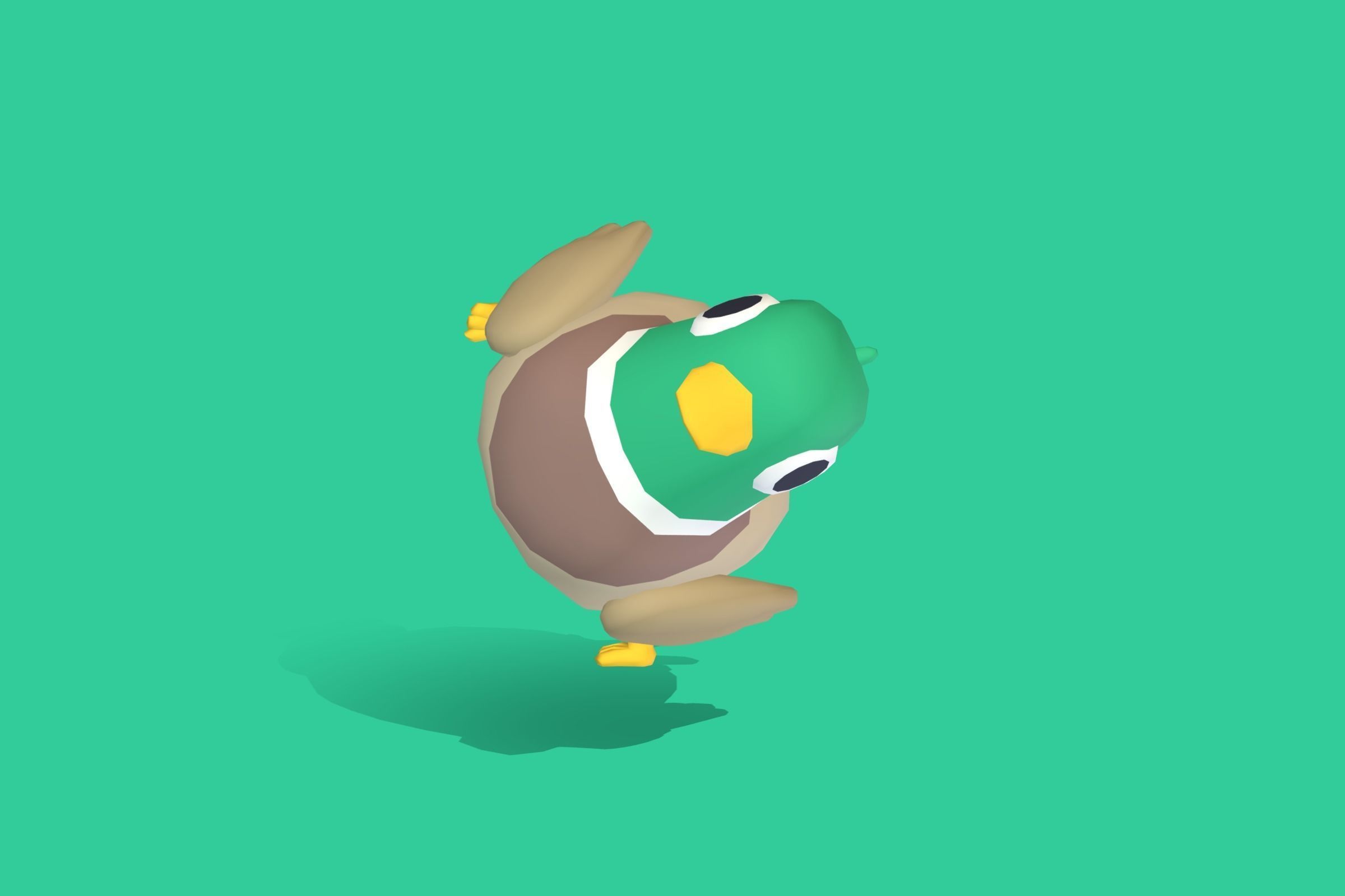Mallard - Quirky Series Low-poly 3D model_9