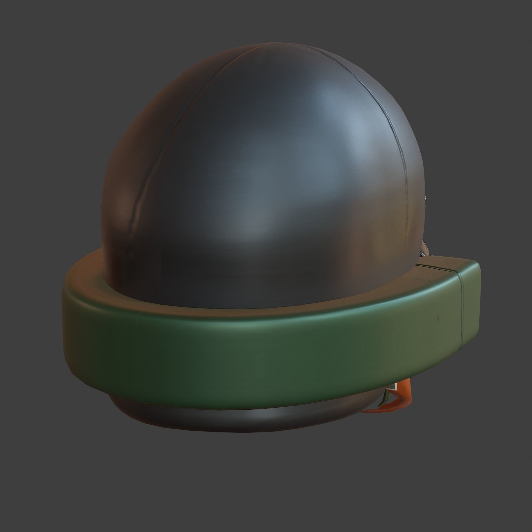 Gas mask helmet 3d model scifi Low-poly Low-poly 3D model_8