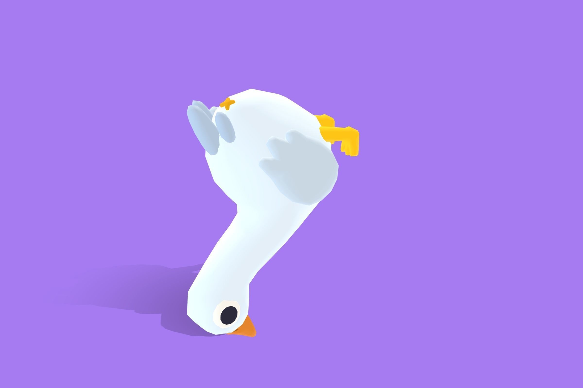 Goose - Quirky Series Low-poly 3D model_7