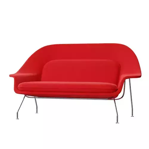 womb Settee by Eero Saarinen 3D model