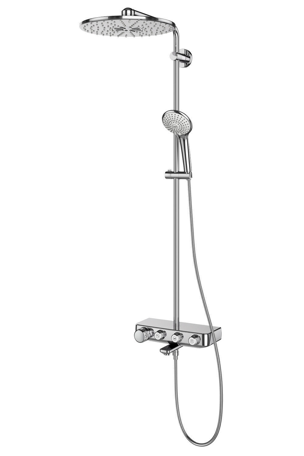 Shower systems GROHE set 107 3D model_12
