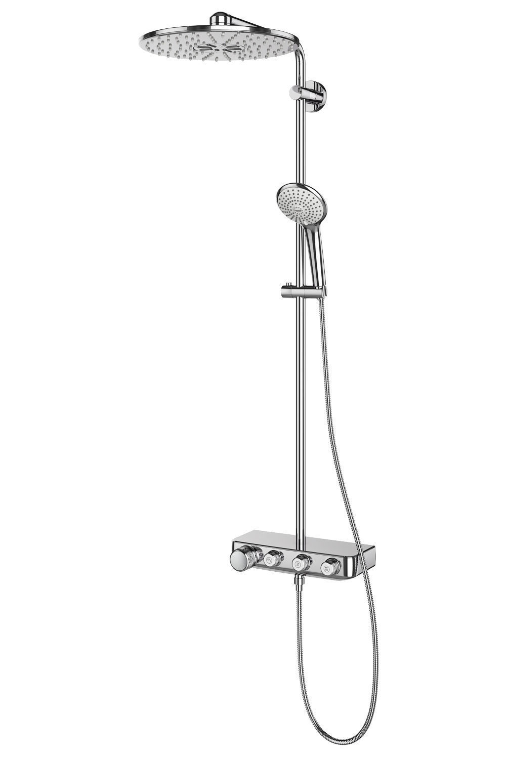 Shower systems GROHE set 107 3D model_5
