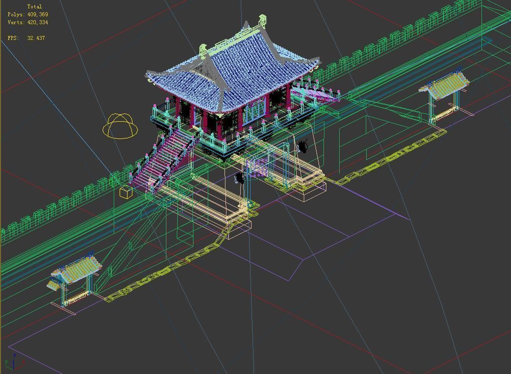 Chang an City-West Gate 68 3D model_3