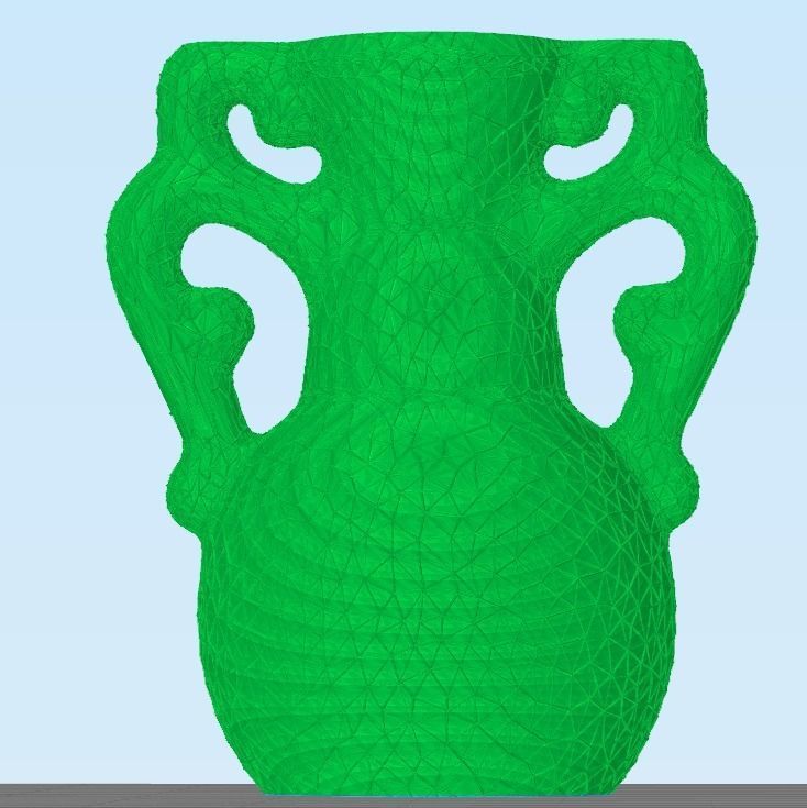 amphore vase 3D print model_3