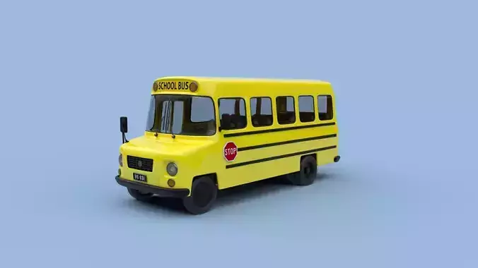Cartoon School Bus