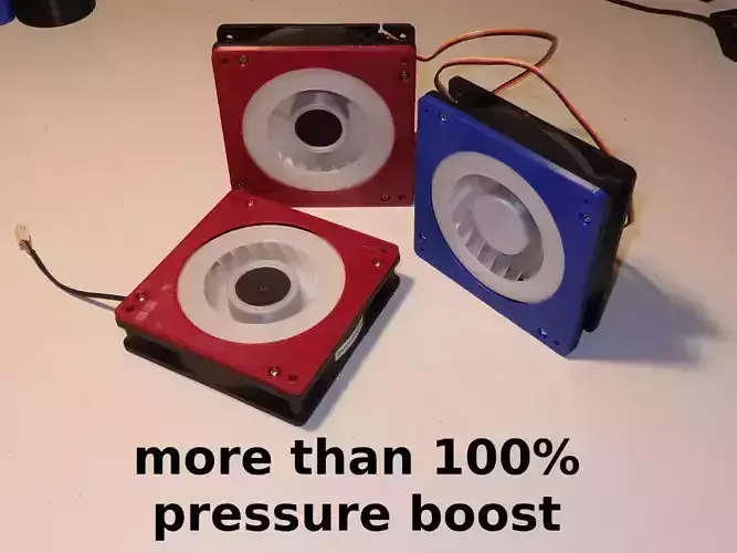 High Pressure Pc fan Kit  Boost 3D print model