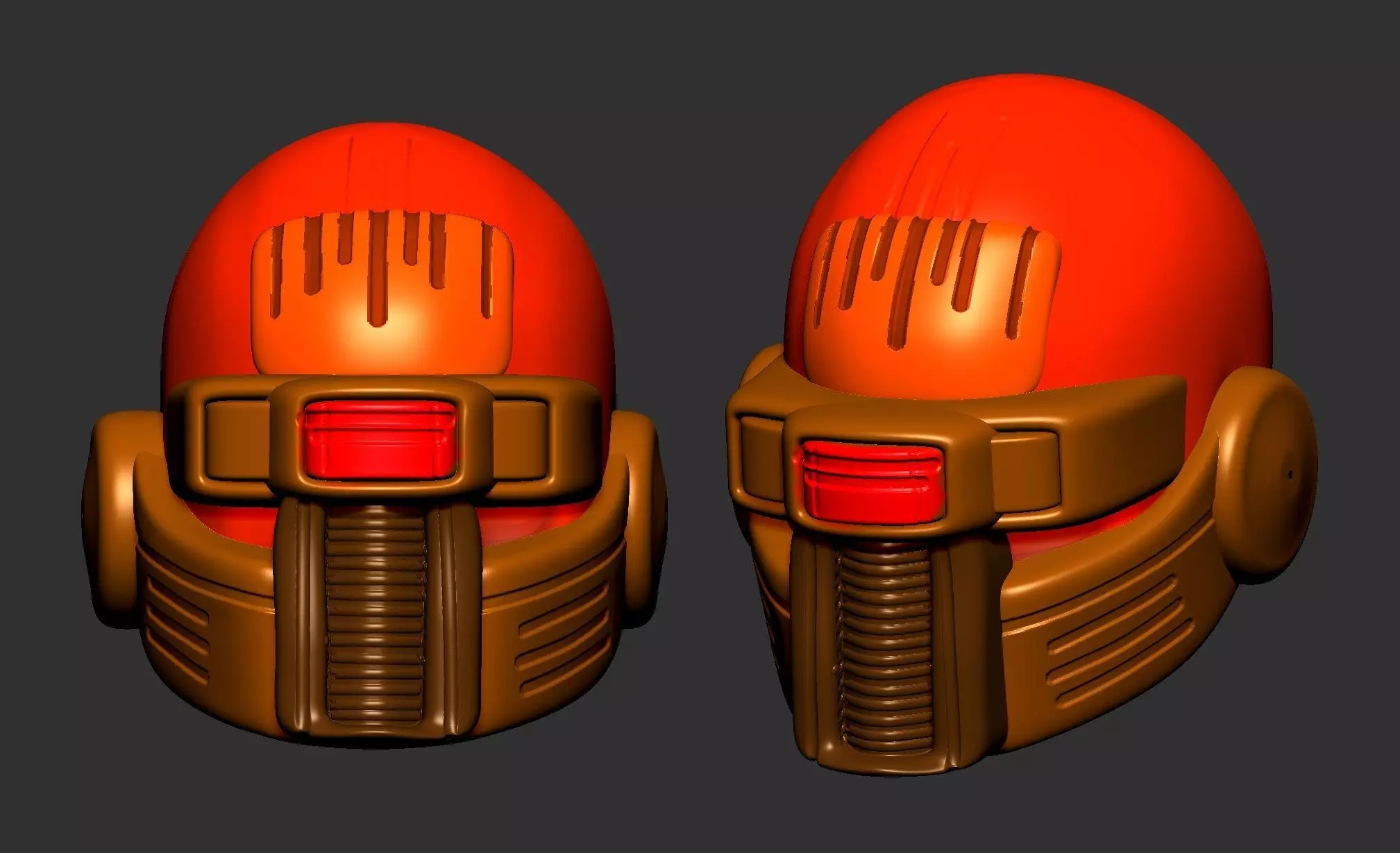 helmet high poly sculpt 3d printable ver 7 3D model 3D model_0