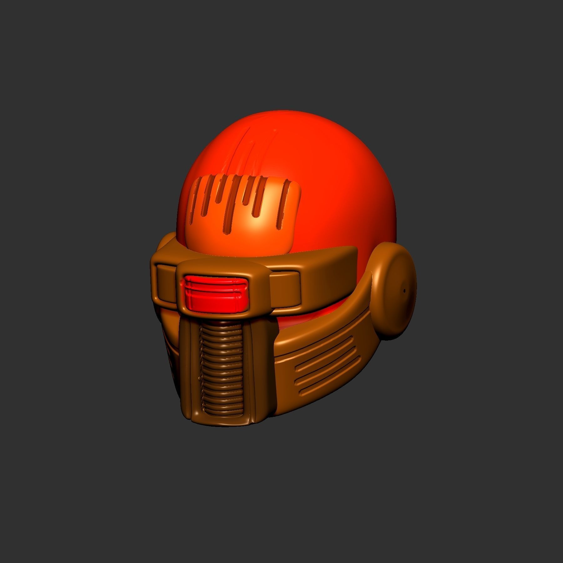 helmet high poly sculpt 3d printable ver 7 3D model 3D model_2
