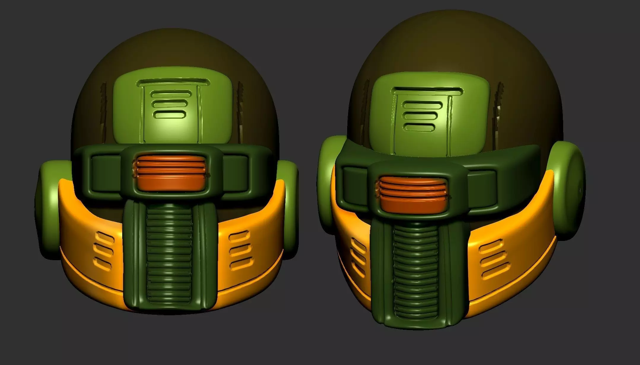 helmet high poly sculpt 3d printable ver 7 3D model 3D model_0