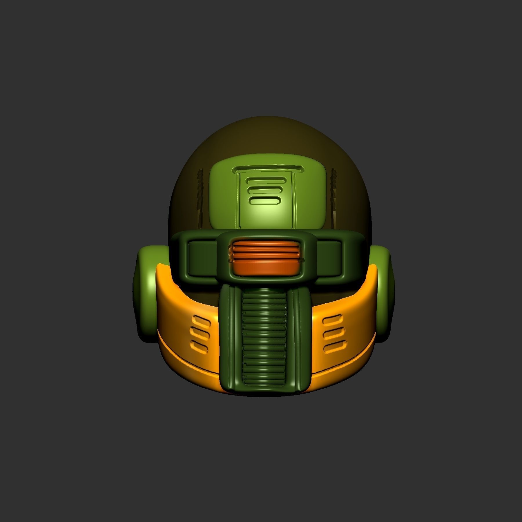 helmet high poly sculpt 3d printable ver 7 3D model 3D model_1