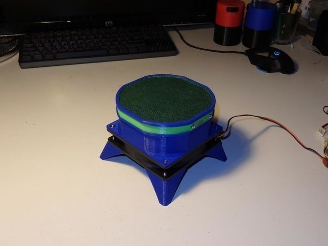 Activated carbon filter for 120mm pc fan 3D print model_2