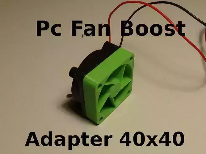 PC Fan Pressure Boost Adapter 40x40x10mm
