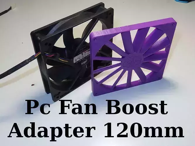 PC Fan Pressure Boost Adapter 120x120x10mm