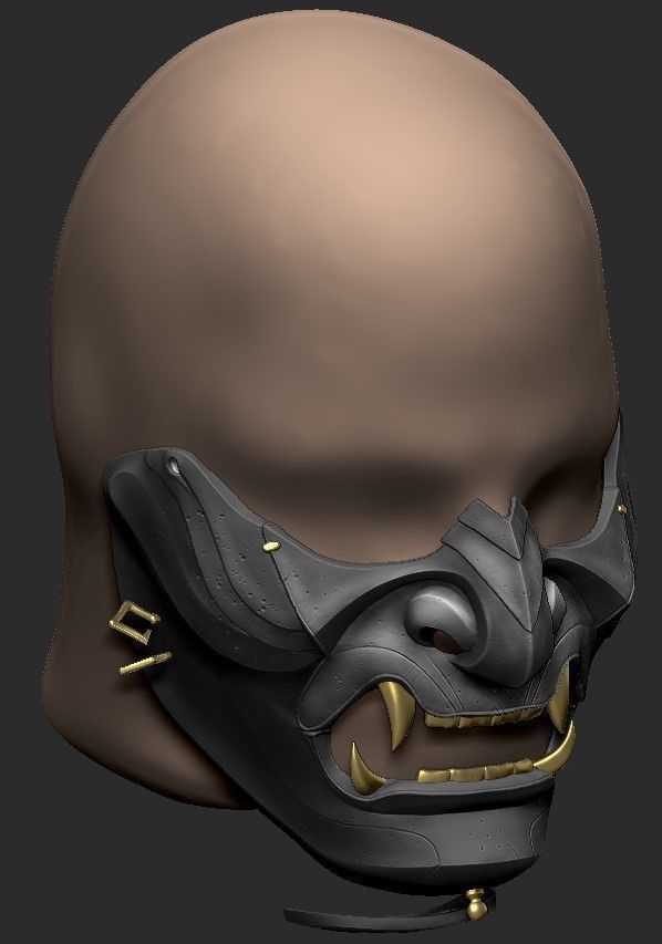 Ghost Mask 3D print model_3