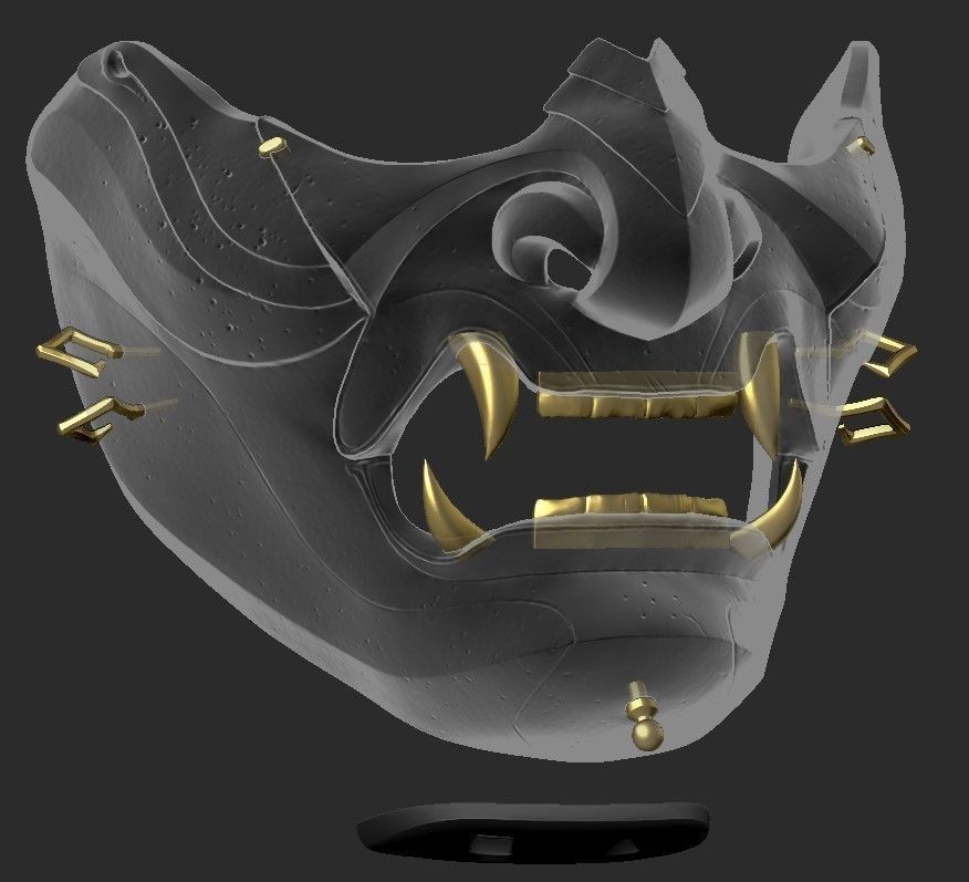 Ghost Mask 3D print model_7