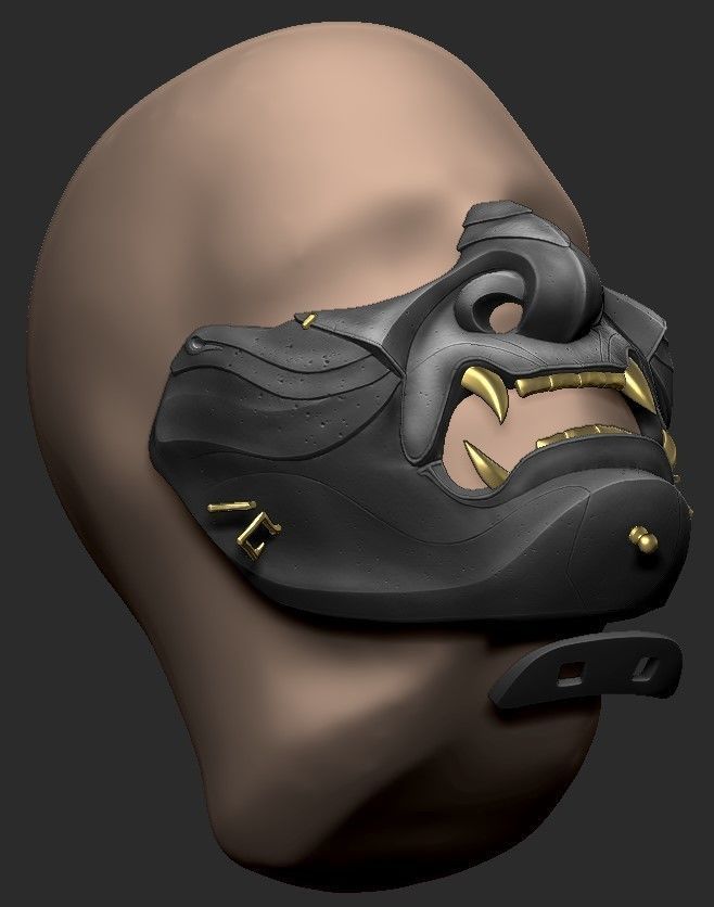Ghost Mask 3D print model_4