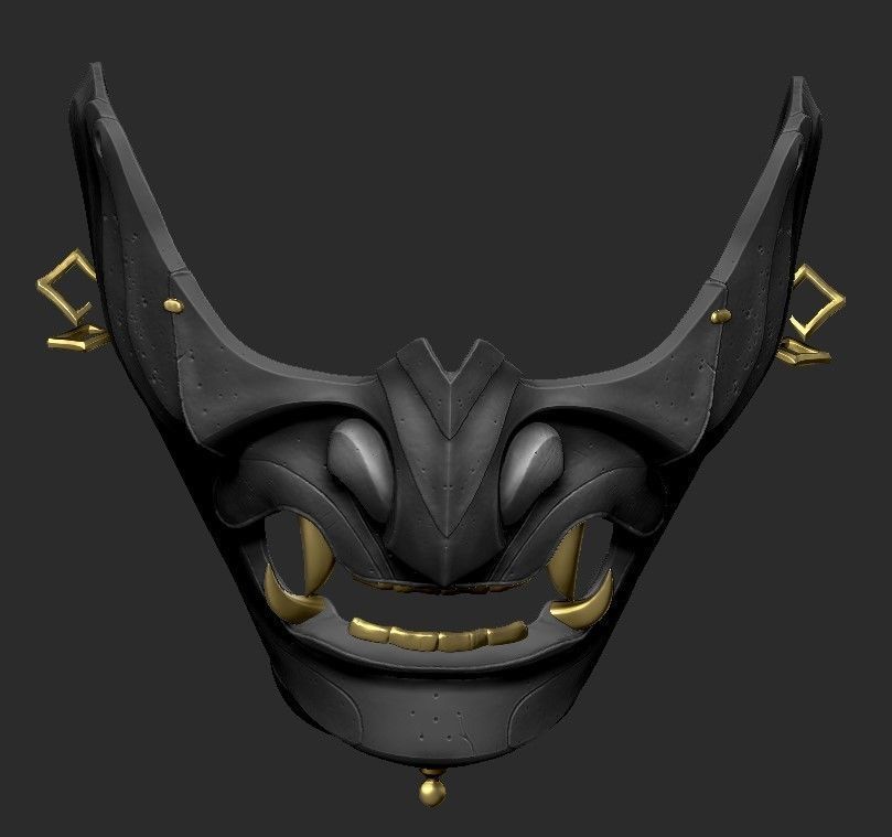 Ghost Mask 3D print model_5