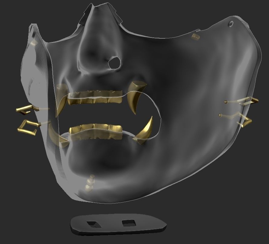 Ghost Mask 3D print model_8