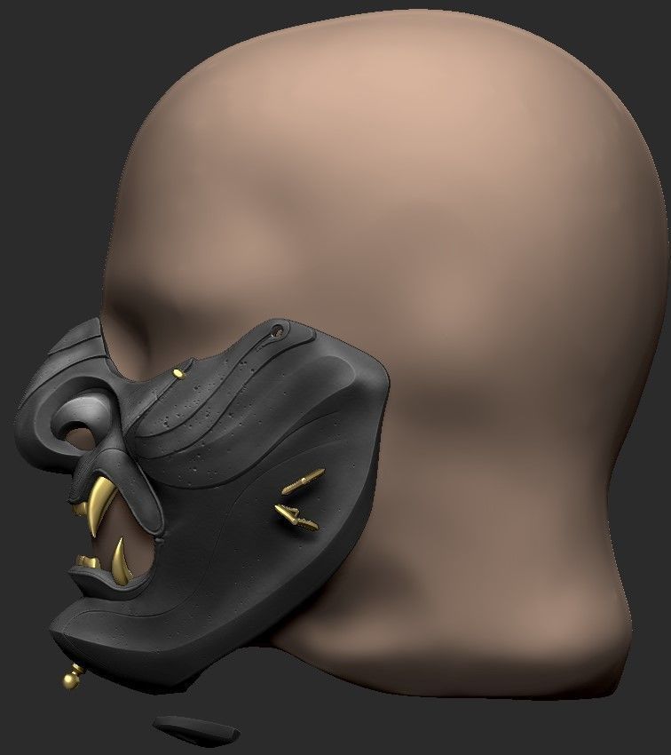 Ghost Mask 3D print model_1
