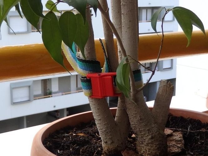 Flat belts buckles - full set - very strong design 3D print model_5