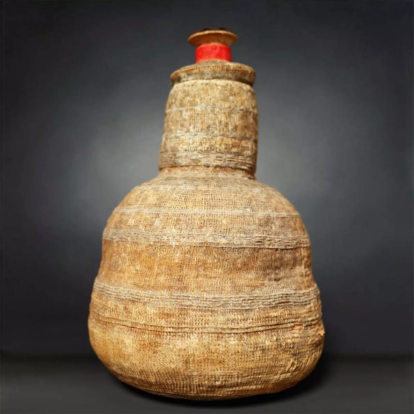 Calebas Primitive Drinking tank Low-poly 3D model_0