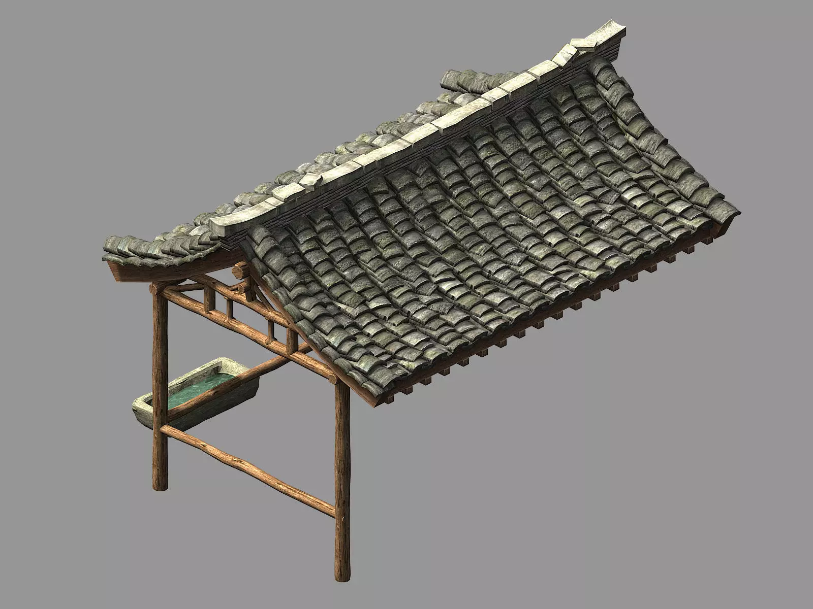 Changxinfang-bodyguard company stables 3D model