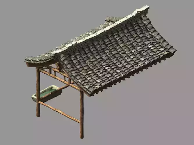 Changxinfang-bodyguard company stables 3D model