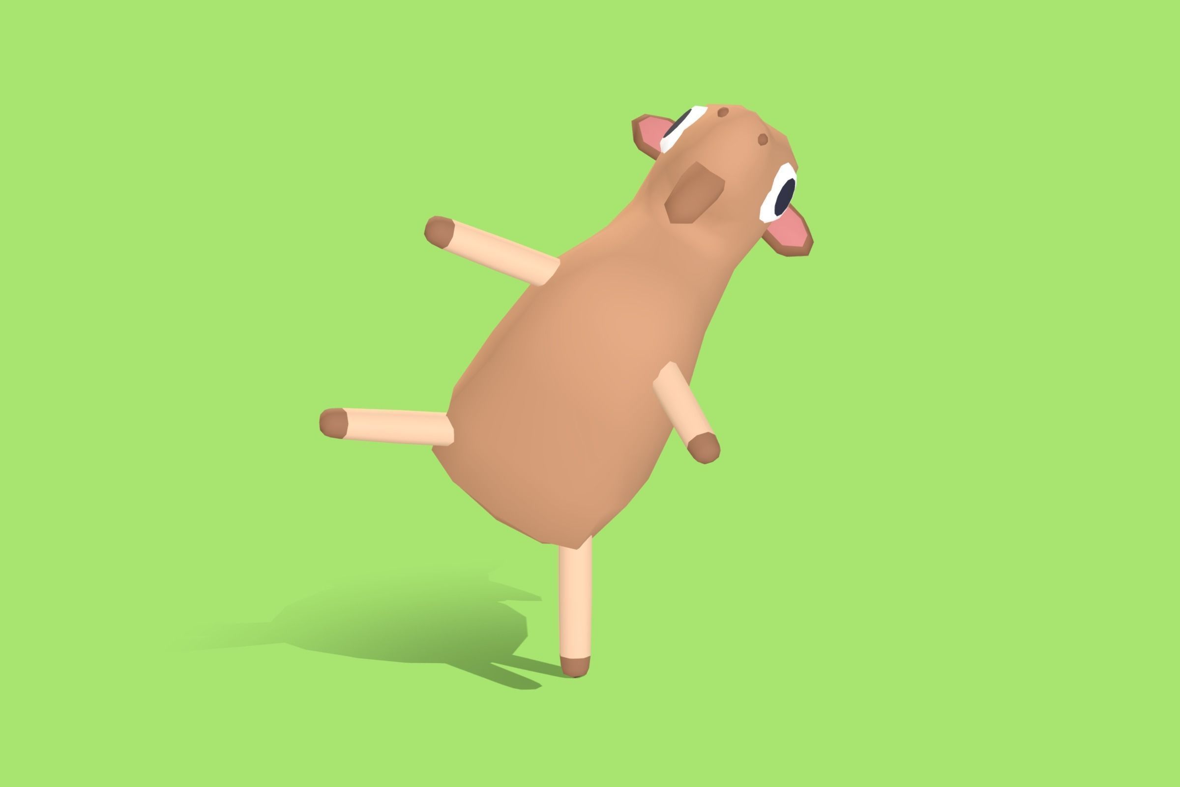 Goat - Quirky Series Low-poly 3D model_8
